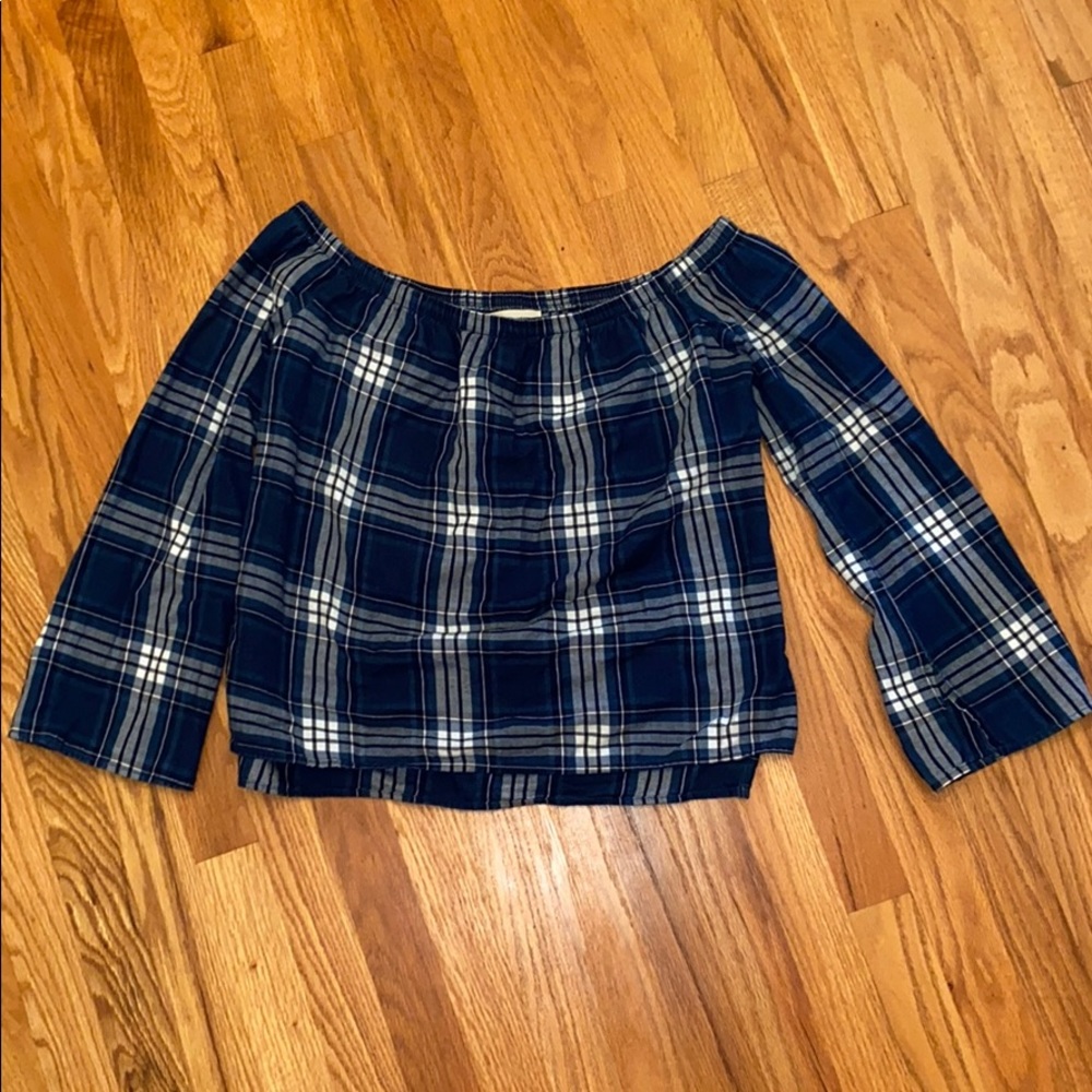 Cloth & Stone Plaid Top